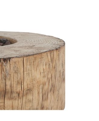  Patio Propane Fire Pit, 30,000 BTU, Wood Pattern