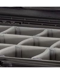 Wheeled Series 965 Waterproof Hard Case with Lid Organizer and Padded Dividers