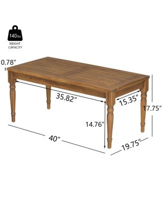 Acacia Classic Outdoor Coffee Table