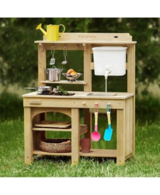 Mud Kitchen - DuoPlay Outdoor Play Kitchen for Kids