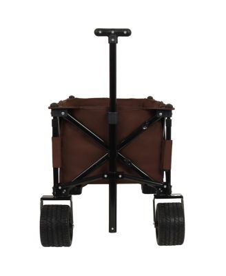 Heavy-Duty Collapsible Wagon for Shopping, Beach, Camping & More