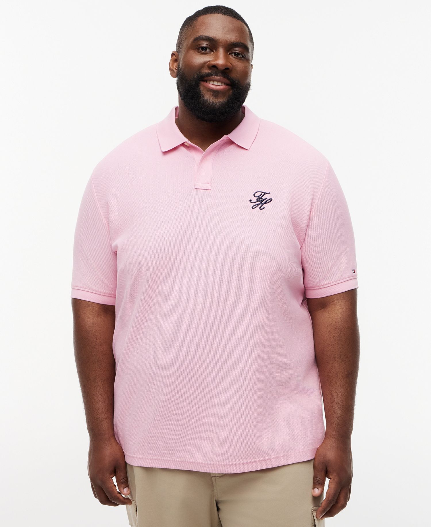 Men's Regular-Fit Script Polo Shirt