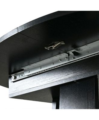 Extendable Round Dining Table for 4-8