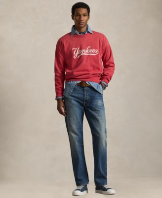 Men's Yankees Embroidered Fleece Sweatshirt