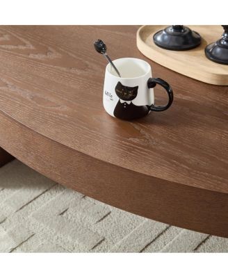 Modern Luxury Oval Coffee Table Center Table for Living Room