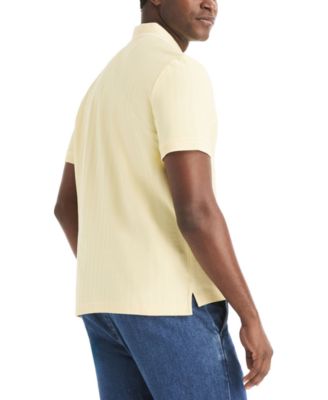 Men's Herringbone Short-Sleeve Polo Shirt