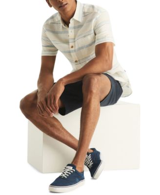 Men's Short-Sleeve Horizontal Stripes Shirt