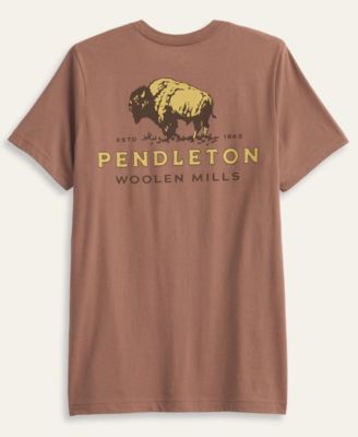 Men's Short-Sleeve Bison Graphic T-Shirt