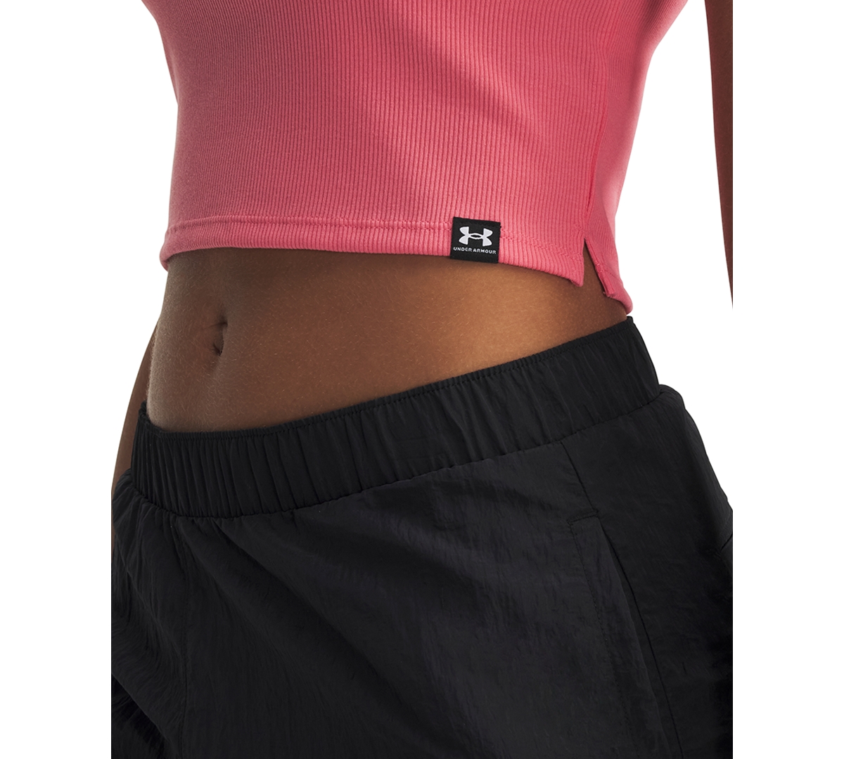 Under Armour Women's Rival Ribbed Cropped T-Shirt