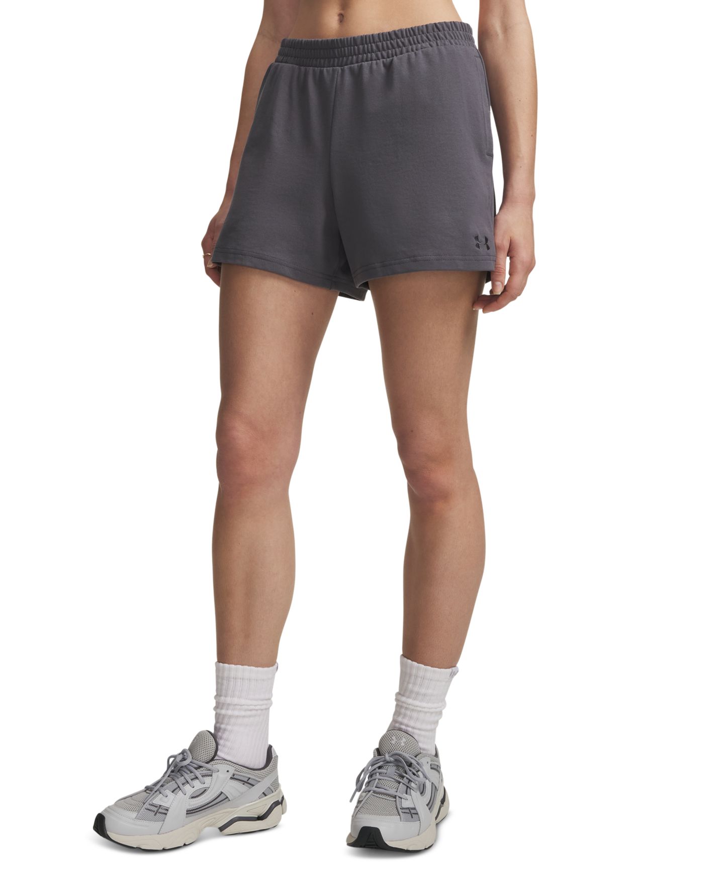 Женские шорты Under Armour Sports Style, цвет: Тёмно-серый — фото 1