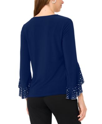 Petite Long-Sleeve Dress