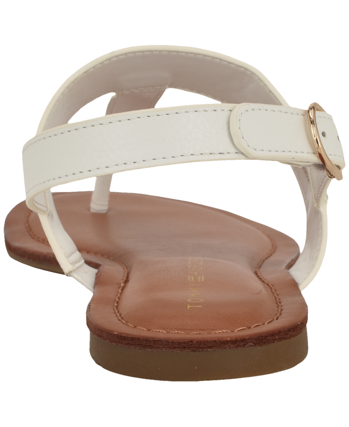 Tommy Hilfiger Women's Lenian T-Strap Flat Slingback Sandals