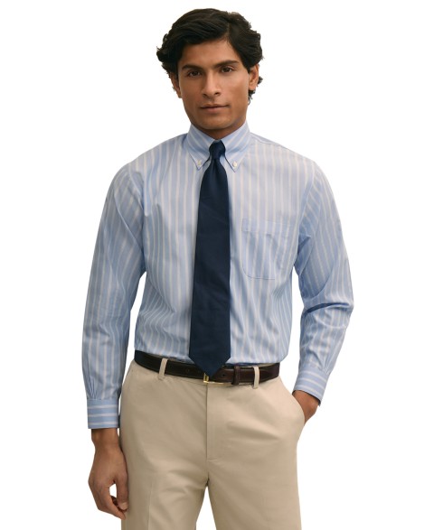 Мужские платья B By Brooks Brothers Brooks Brothers Men's Regular-Fit Button-Down Dress Shirt