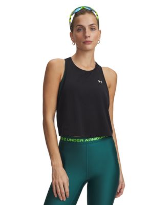 Women's Tech Sport Mesh Crop Sleeveless Tank Top