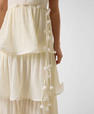 Women's Alessia Square Neck Tiered Dress