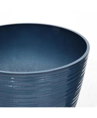 2-Piece Tapered Round Plastic Planters Set