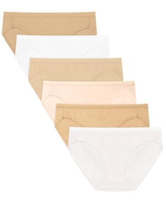 Women's 6-Pk. Ultimate Breathable Cotton Bikini Underwear 42H6CC