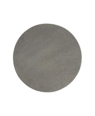 Hourglass Outdoor Side Table with Striped Base