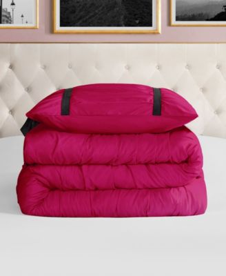 Amelie Velvet Bows Ruched 2-Pc. Comforter Set, Twin/Twin XL