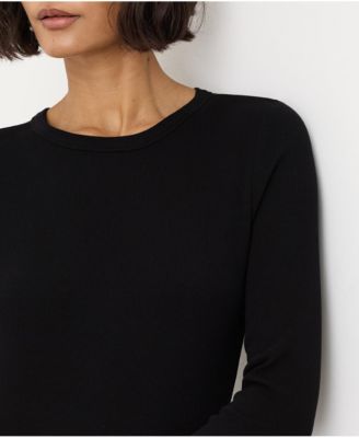 Women's Organic Cotton Perfect Rib Layering Long Sleeve
