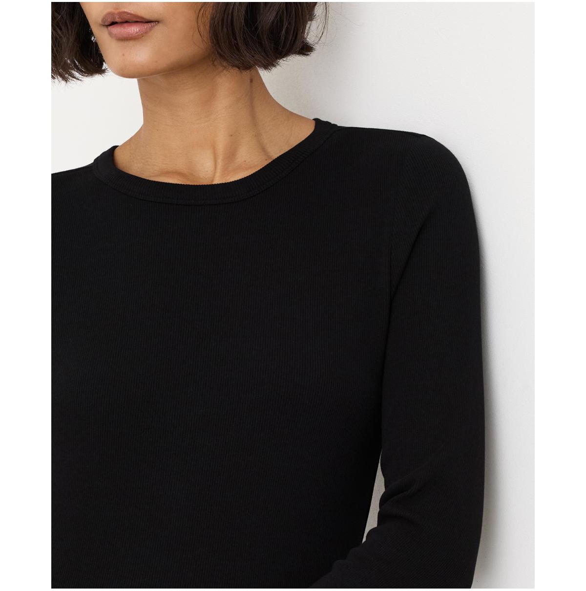 Pact Women's Organic Cotton Perfect Rib Layering Long Sleeve
