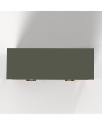 Streamdale 6-Drawer Dresser with Metal Handles & Solid Wood Legs