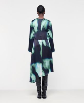 Women's Printed Paneled Dress