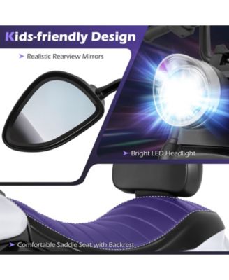 6V Kids Motorcycle with Headlight and Music and Training