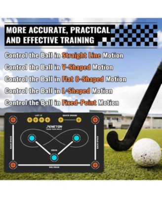 Field Hockey Training mat | Indoor/Outdoor Hockey Equipment for All Ages,Anti-Slip and Quiet Surface,The Best Gift for Field Hockey Training