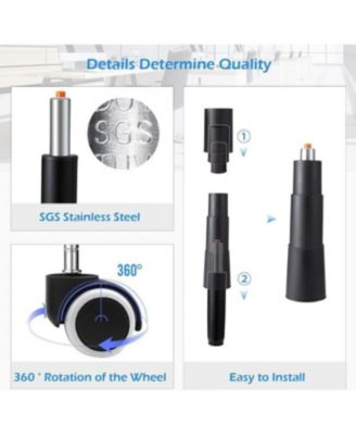 Office Chair with 7 Points Vibration Massage&Heat Functions