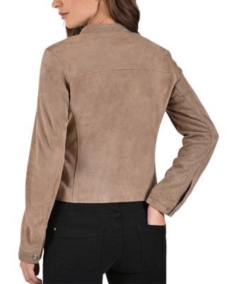 Women's Biker Goat Suede Jacket