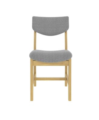 Rustic Farmhouse 4-Piece Dining Chair Set with Fabric Cushion