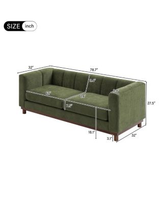 Modern Sofa Couch Loveseat for Living Room, Apartment, Small Space