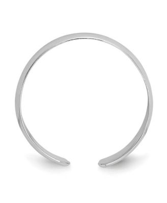 Solid 14k Yellow or White Gold 3mm Classic Polished Adjustable toe ring toe ring