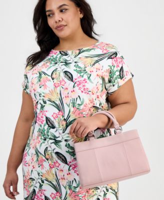 Nappa Leather Front Zip Crossbody