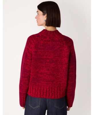 Women's Chunky Wool Fleck Knit Sweater