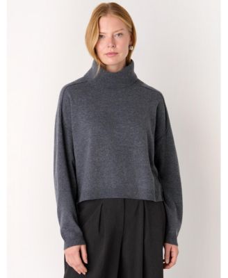 Women's Wool Cowl Neck Knit Sweater