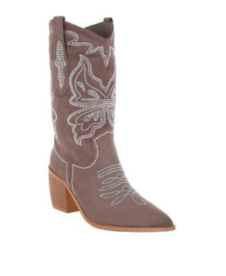 Women's Latafa Rhinestones Embellished Cowboy Boots