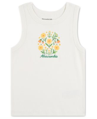 abercrombie kids Girls Floral Sleeveless Tank Top - Jet Stream 20$