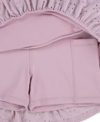 Girls' YPB Eyelet One-Shoulder Mini Dress