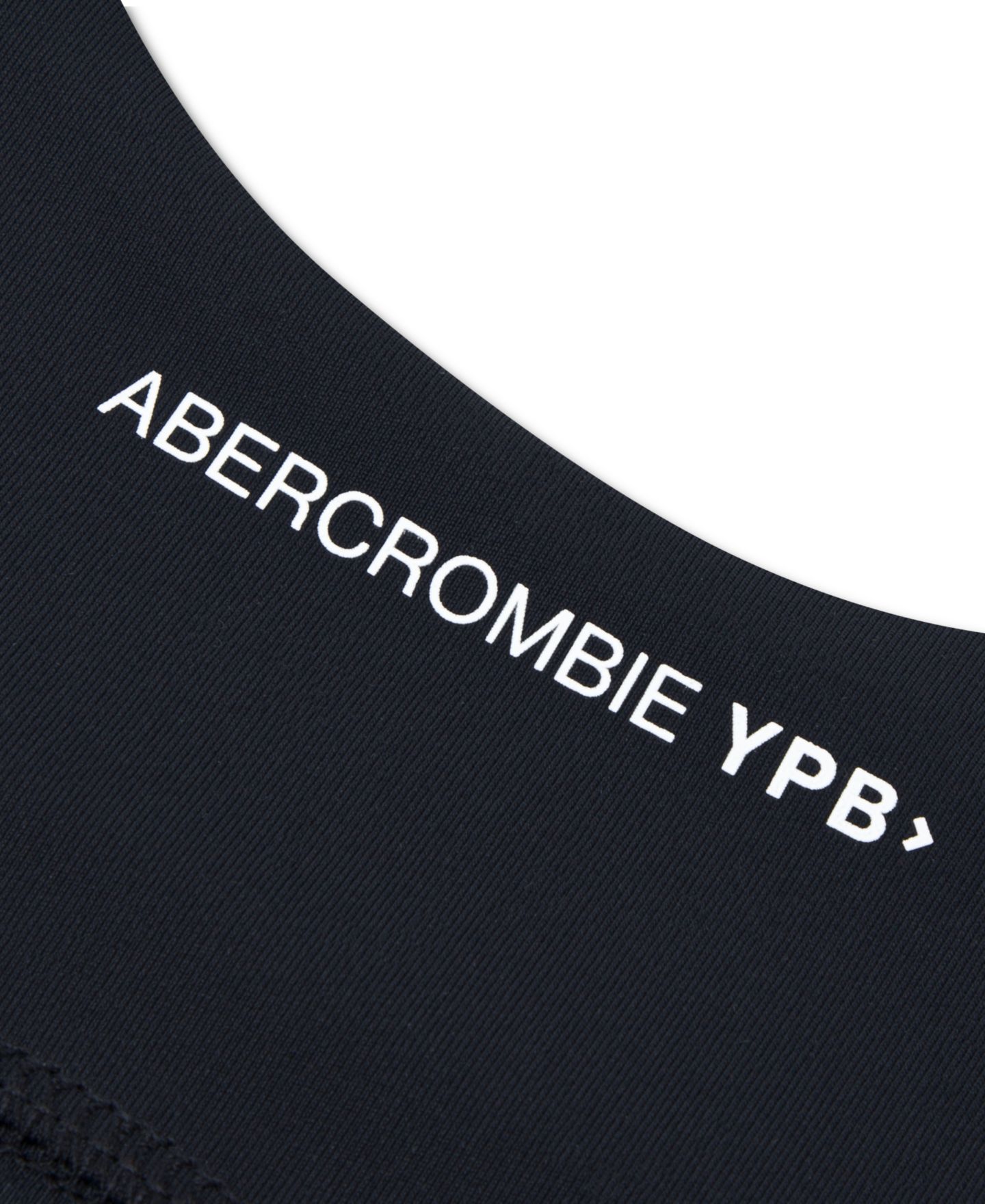 Детская спортивная майка abercrombie kids YPB укороченная без рукавов, цвет: Чёрный — фото 7