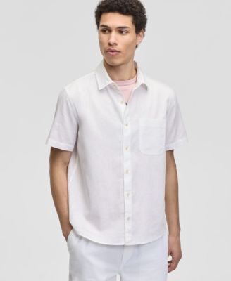 Men's Devin Short-Sleeve Shirt, Mermaid Graphic Cotton T-Shirt & 6" Pull-On Shorts