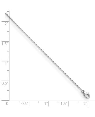 Solid 950 Platinum 0.7mm Box Chain Necklace 16-24 Inch Chain Necklace