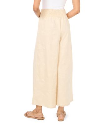 Women's Cropped Wide-Leg Pants
