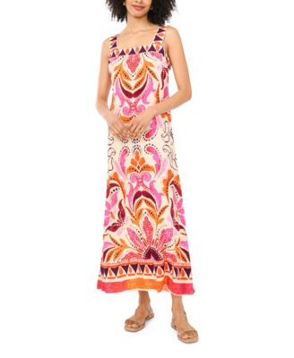 Women's Smocked Back Maxi Dress