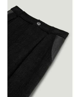 Women's Textured Wide-Leg Pants