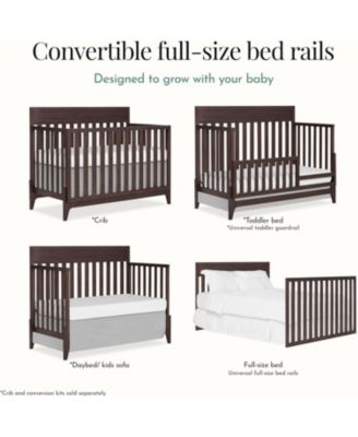 Atlas Full Size Bed Rails, Durable Hardwood, Child Comfortable, Simple & Secure Installion