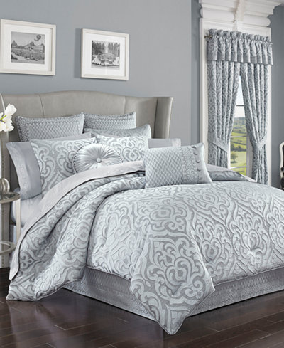 J Queen New York Harrison Chrome Bedding Collection