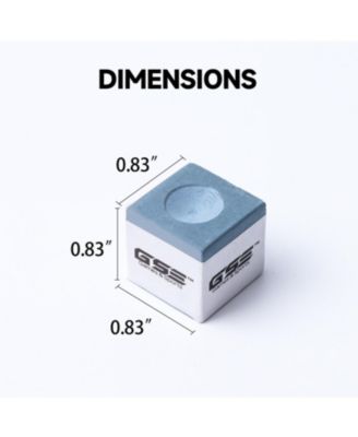 12-Pack Billiard/Pool Cue Chalks, Billiard Pool Table Accessories for Home/Tournament Use