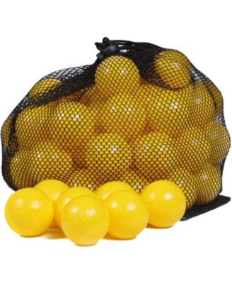 Pack of 60 Ping Pong Size Baseball Training Balls 5 Inch Circumference Lightweight Plastic Practice Balls